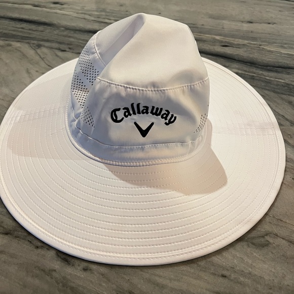 Accessories Callaway Golf Sun Hat Wide White Brim Bucket Beach Lake